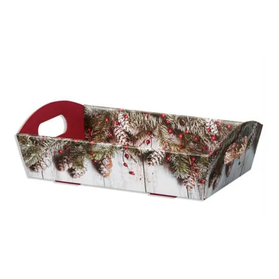 Wholesale Chocolates/ fruits Customized Paper Tray Boxes