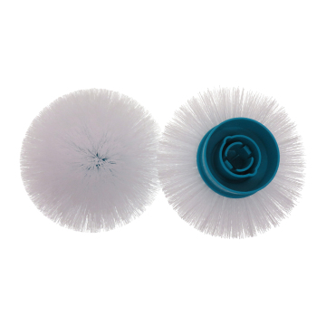 White PP Spherical Replaceable Cleaning Brush Heads for Electric Household Brushes