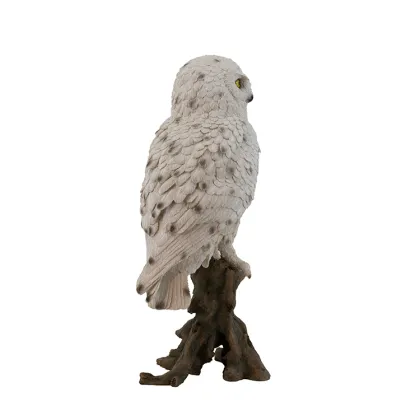 White Owl Statue: Custom Design Outdoor Garden Bird Decor