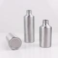 Various sizes empty cosmetic aluminum screw dropper bottles