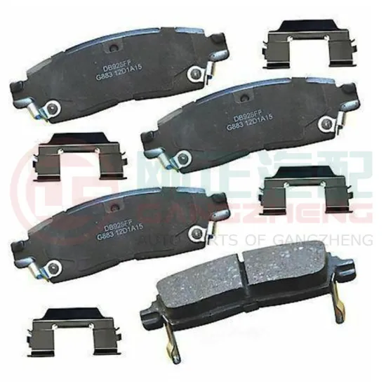Car Ceramic Disc Brake Pads for Various MG Models: MG3, MG5, MG6, MG7, 3SW, GT, Hector, ZS, and MG