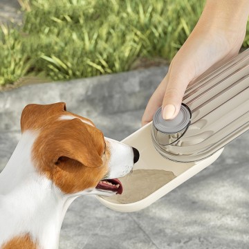 10oz 3-in-1 Portable Dog Water Bottle and Food Container: Ideal Outdoor Travel Companion for Pets