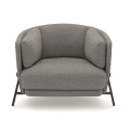 Fauteuil en tissu berceau Arflex de style italien