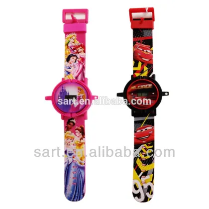 2015 Brand cartoon image kids lcd watch multi-fuction child digital watch
