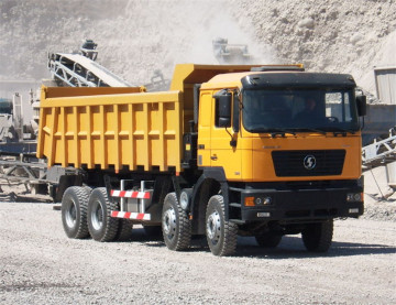 Shacman 8X4 340 HP sand tipper truck for sale with weichai engine shacman truck
