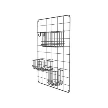 Multifunctional wire storage basket