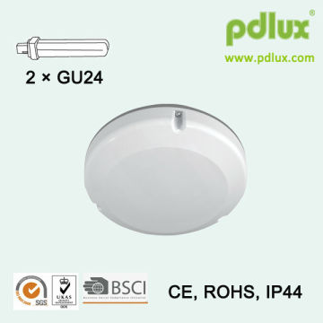 IP44, fluorescent lighting with 5.8GHz microwave sensor