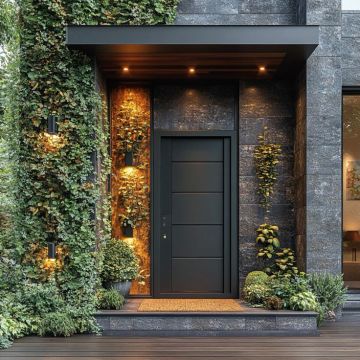 Classificação acústica alta da porta frontal de metal canelado