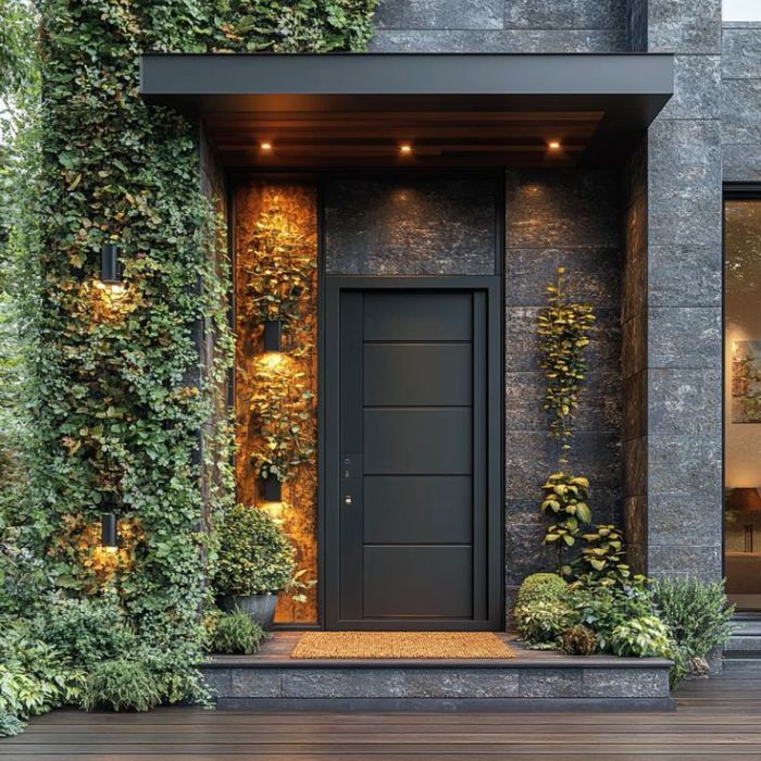 Classificação acústica alta da porta frontal de metal canelado