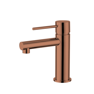 Copper Rose Gold Tap Bathroom Sink Wash Faucet Mixer Basin Faucet