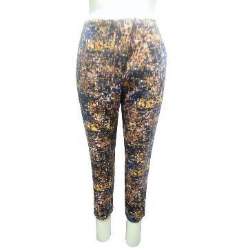PRINTED NARROW FOOT PANT