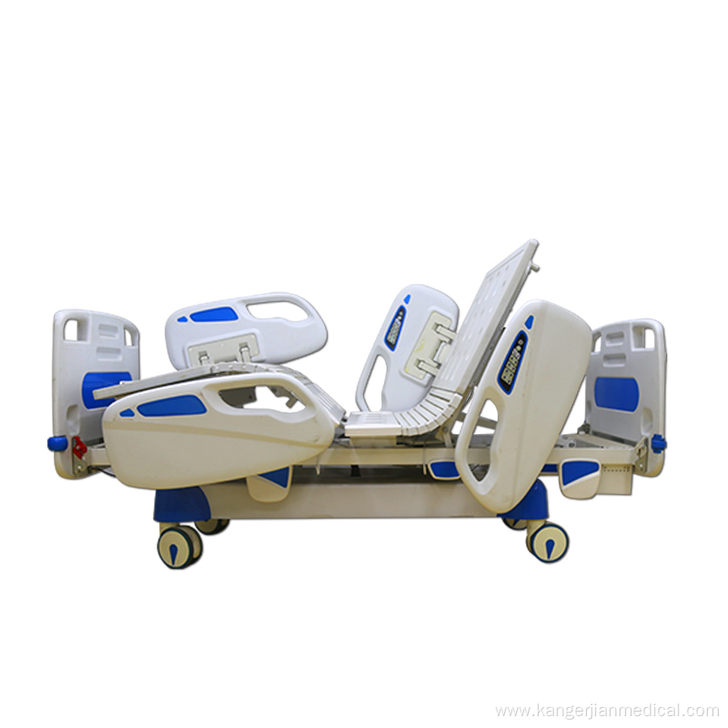 Cheap 5 functions medical sickbed automatic hospital patient bed for sale