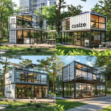 Trendy Street-Style Folding Pavilion with Solar Roof