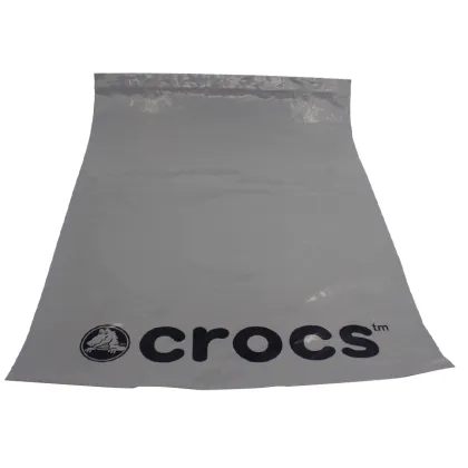 Gray Famous Brand Plastic Poly Mail Bag