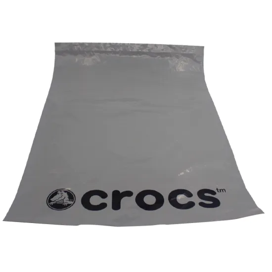 Gray Famous Brand Plastic Poly Mail Bag