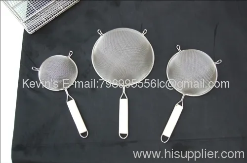 Stainless Steel Food Strainer / Skimmer/ Frying Strainer 