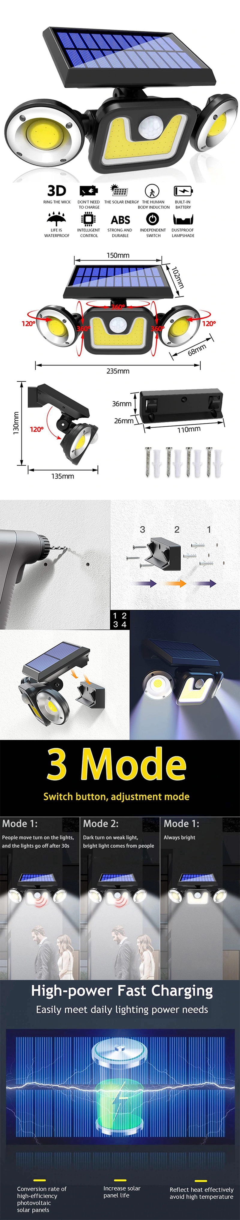 Installation Led Solar Light