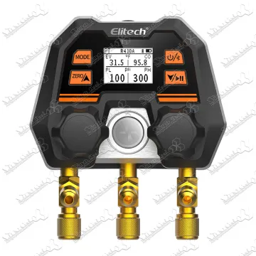 MS-100: App-Controlled OTA Firmware Updates Smart Digital Manifold Gauge with Bluetooth