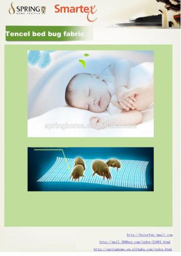 Tencel bed bug waterproof fabric for baby bed