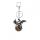 Pterosaur Gem Crystal Pendant Keyring