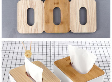bamboo and wood cover drawer can add LOGO