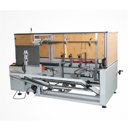 Case Box Erecting Machine with Bottom Tape