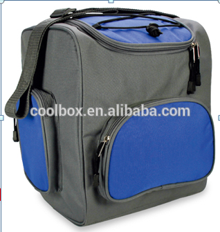 16L mini portable car cooler bag 12V with wheel