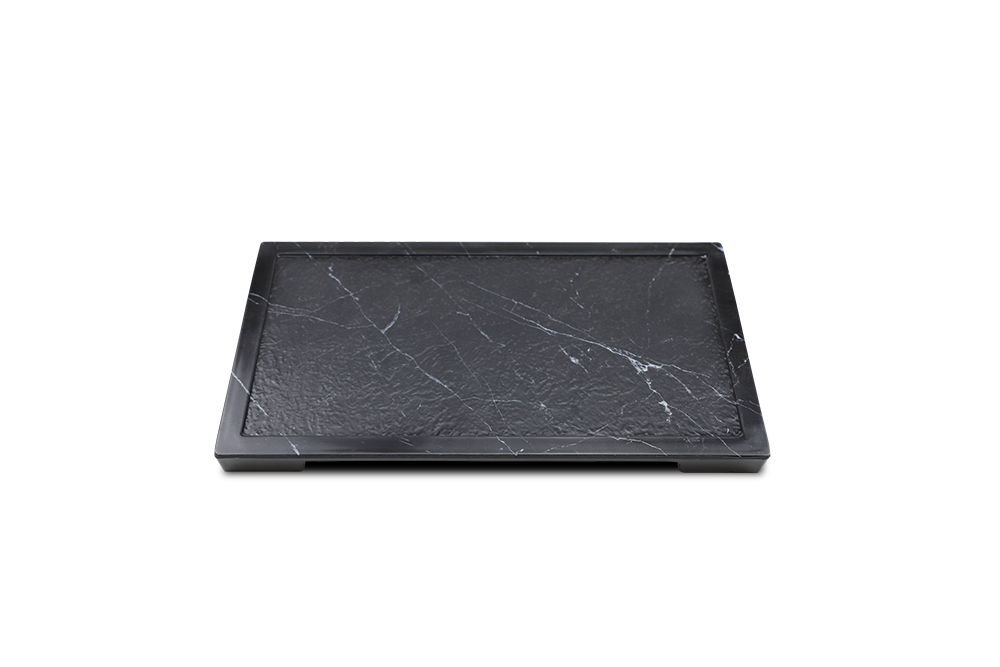 Melamine Restaurant Serving Marble Tray