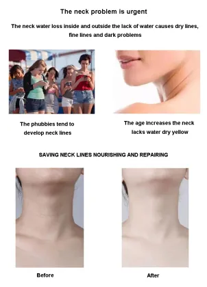 Deep Moisturizing Elastic and Firming Beauty Salon Neck Care Kit to Reduce Neck Wrinkles