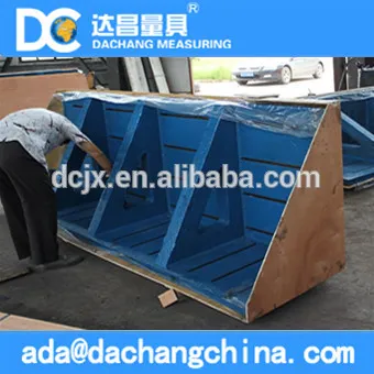 Cast iron bending plate for angle degree measuring tools