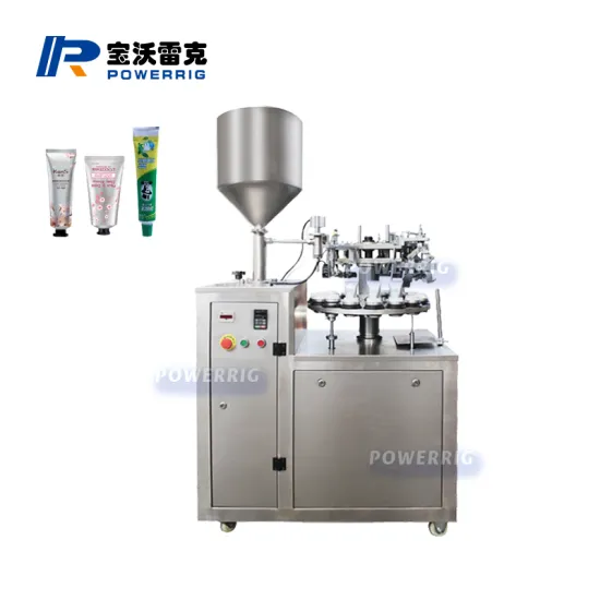 Semi-Automatic Toothpaste Paint Ointment Hand Cream Aluminum Tube Filling Sealing Machine