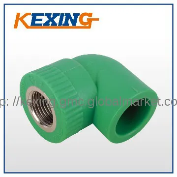 PPR Fittings 90 Degree Pipe Elbow  female threaded elbow