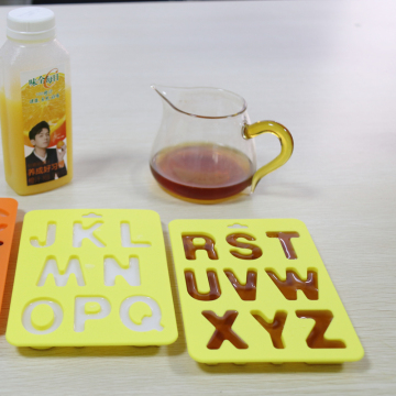 Silicone ABC 26 ตัวอักษรถาดน้ำแข็ง