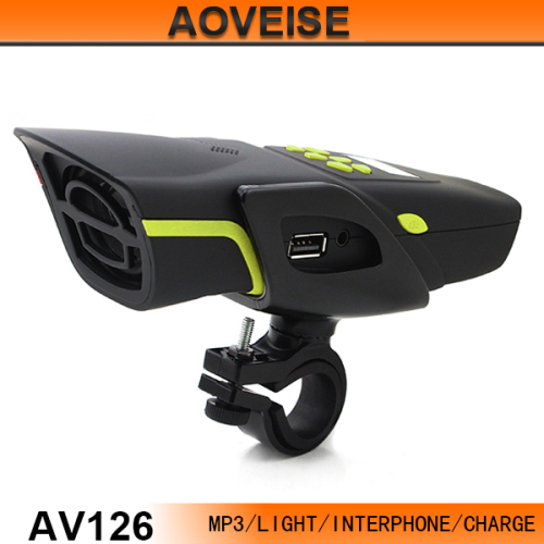 Interphone Audio,bike Audio With Usb Bicycle Mp3 Player Av126[aoveise