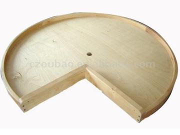 Wooden Lazy Susan Cabinet Accessory