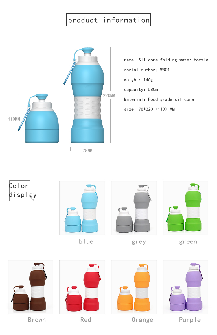 foldable water bottle MFZ-J018