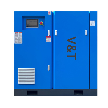 Compressore a vite VSD a due fasi orizzontale da 55kw