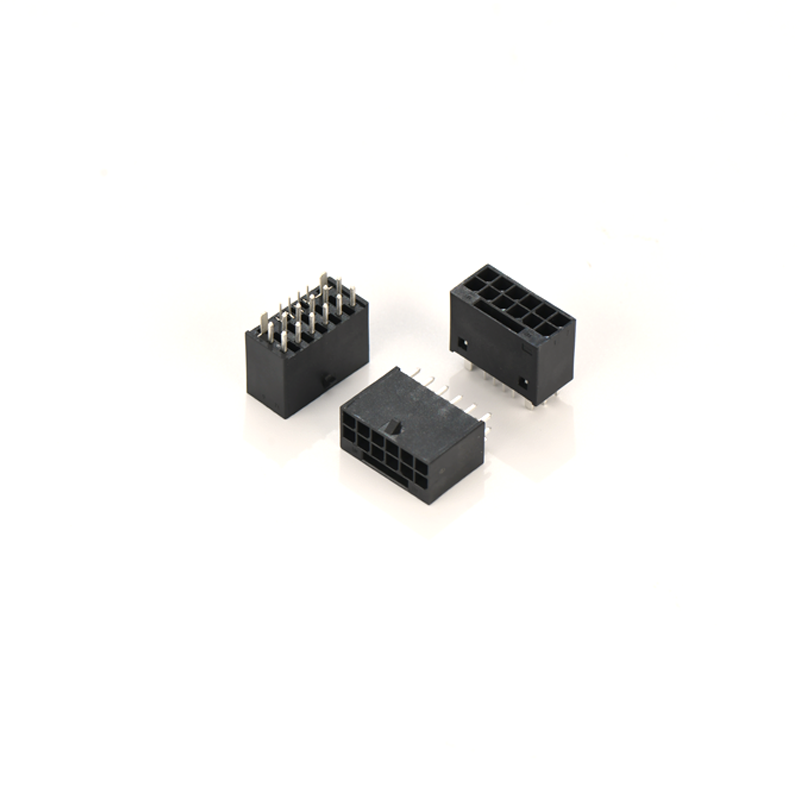3.0mm pitch DIP pin header 12+4 180 degrees