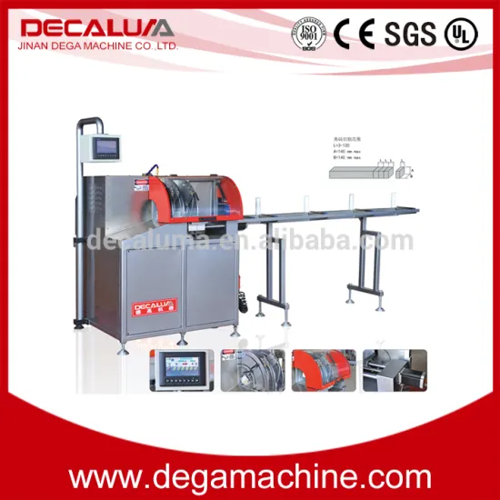 Automatic Single Head Saw Aluminum Window Corner Key Cutting Machine