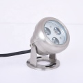 3W exterior de acero inoxidable IP68 led bajo el agua