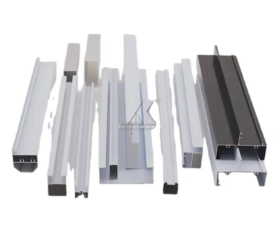 Powder Coated White Aluminium Door and Window Profiles for Sliding Door Frames in Indonesia