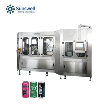 Automatic Aluminum Can Juice Water Filling Sealing Machine