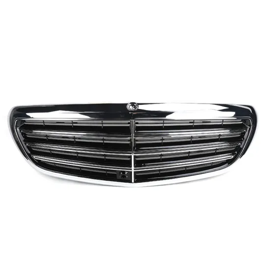 Plastic Car Front Radiator Grille with Camera Hole for Mercedes Benz E-CLASS W213 E200 E300 E400 E450