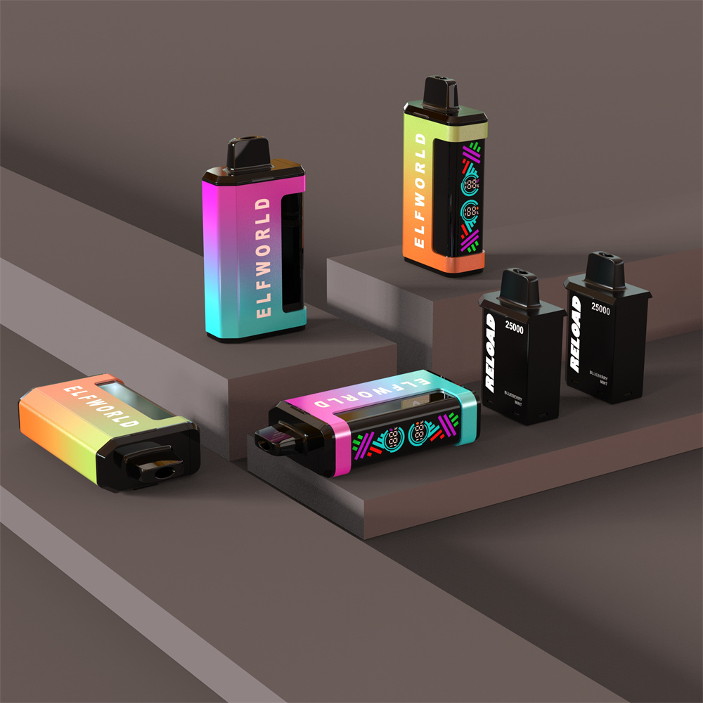 Elfworld recargar 25000 bocanadas desechables vape al por mayor