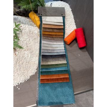 Tela de sofá de terciopelo fino y exuberante