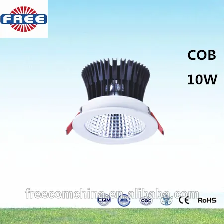 china suppliers cob led downlight 10w Aluminum led down light housing