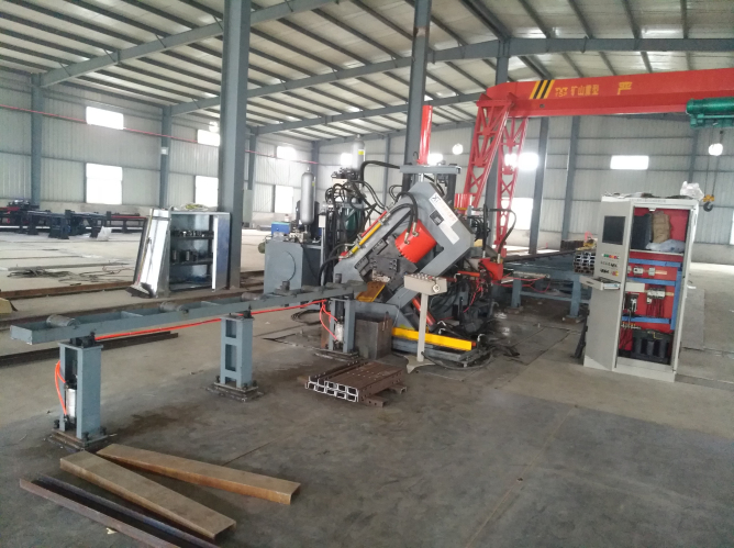 CNC Angle Channel band Steel Punching  Line