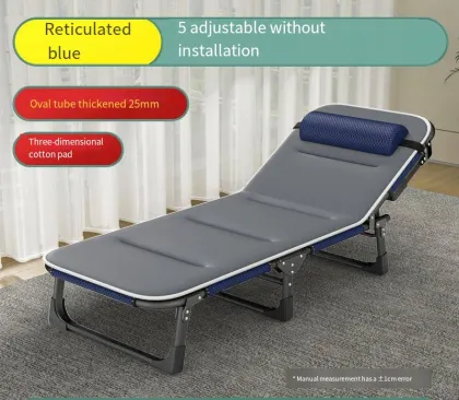Portable Office Nap Bed: Simple Single Escort Bed for Camp or Office