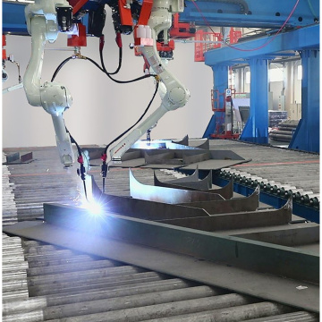 Group Based Intelligent Welding Robot Assembly Line