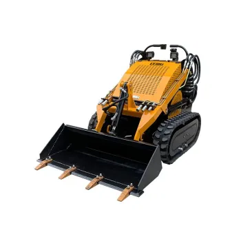 200kg 300kg Mini Skid Steer Loader with 4 in 1 Bucket and Digger Attachment - LTMG Remote Control